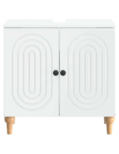 Armadio per Lavabo da Bagno ALKMAAR Bianco 59,5 x 31,5 x 59 cm