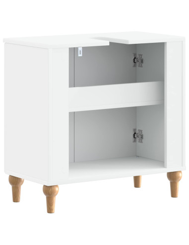 Armadio per Lavabo da Bagno ALKMAAR Bianco 59,5 x 31,5 x 59 cm