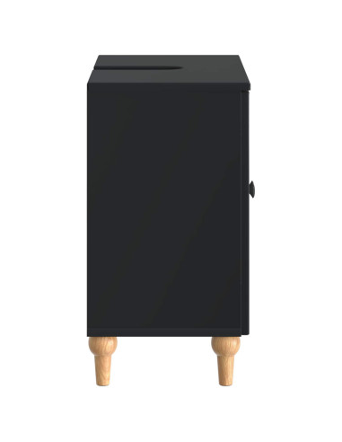 Armadio per Lavabo da Bagno ALKMAAR Nero 59,5 x 31,5 x 59 cm