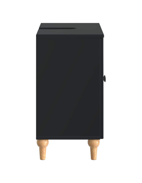 Armadio per Lavabo da Bagno ALKMAAR Nero 59,5 x 31,5 x 59 cm