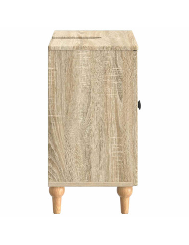 Armadio per Lavabo da Bagno ALKMAAR Rovere Sonoma