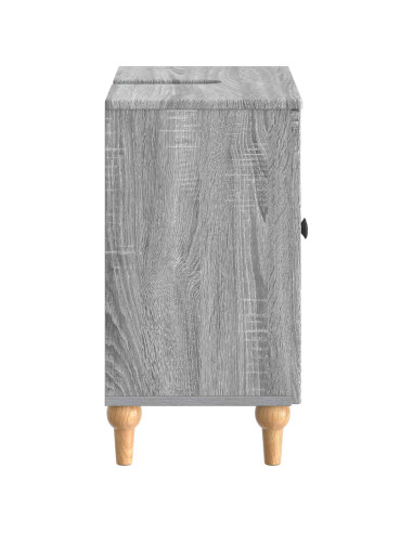 Armadio per Lavabo da Bagno ALKMAAR Sonoma grigio