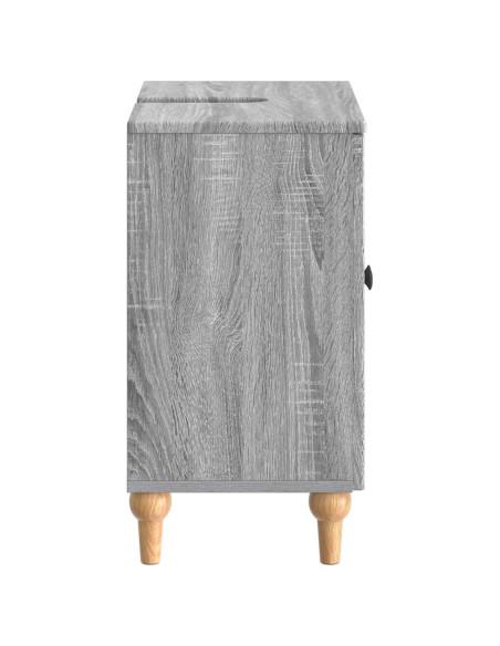 Armadio per Lavabo da Bagno ALKMAAR Sonoma grigio