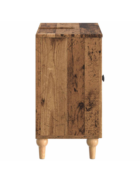 Armadio per Lavabo da Bagno ALKMAAR Legno antico