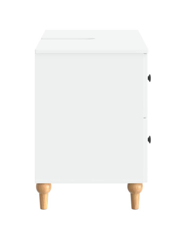 Armadio per Lavabo da Bagno ALKMAAR Bianco 82 x 41 x 59 cm
