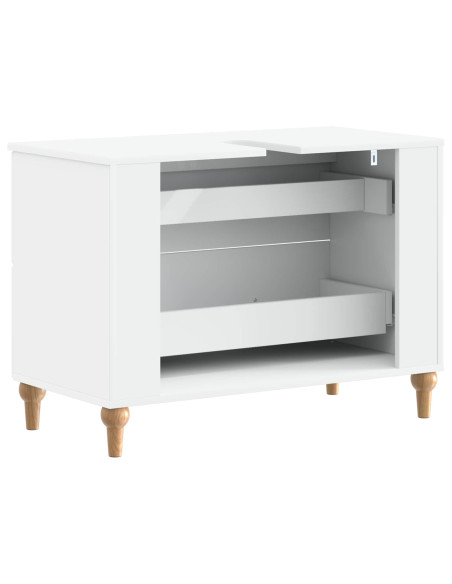 Armadio per Lavabo da Bagno ALKMAAR Bianco 82 x 41 x 59 cm