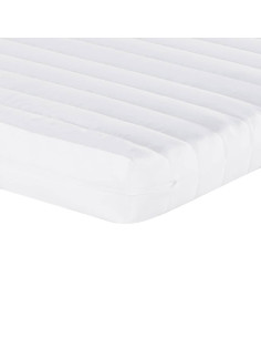 Divano Letto Estraibile con Materassi Rosa 80x200 cm Velluto