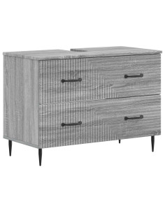 Set di Armadi da Bagno da 2 Pezzi HAARLEM Sonoma grigio 2