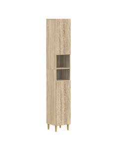 Set di Armadi da Bagno da 2 Pezzi DELFT Rovere Sonoma 2