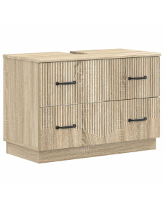 Set di Armadi da Bagno da 2 Pezzi HOORN Rovere Sonoma 2