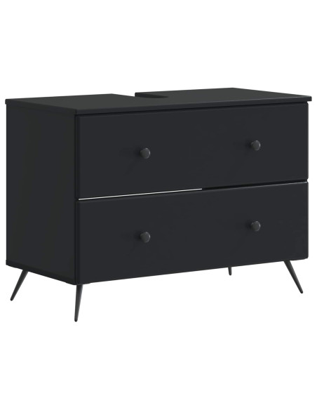 Set di Armadi da Bagno da 2 Pezzi BREDA Nero