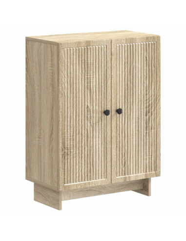 Set di Armadi da Bagno da 2 Pezzi EDE Rovere Sonoma