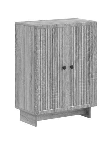 Set di Armadi da Bagno da 2 Pezzi EDE Sonoma grigio