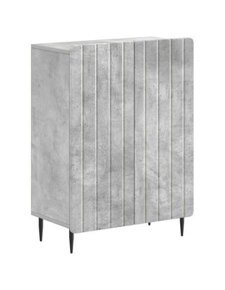 Set di Armadi da Bagno da 2 Pezzi ZWOLLE Grigio Cemento