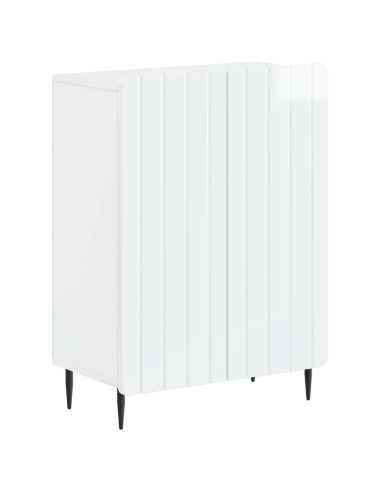 Set di Armadi da Bagno da 2 Pezzi ZWOLLE Bianco Lucido