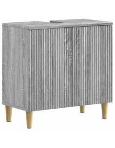 Set di Armadi da Bagno da 2 Pezzi ARNHEM Sonoma grigio 2