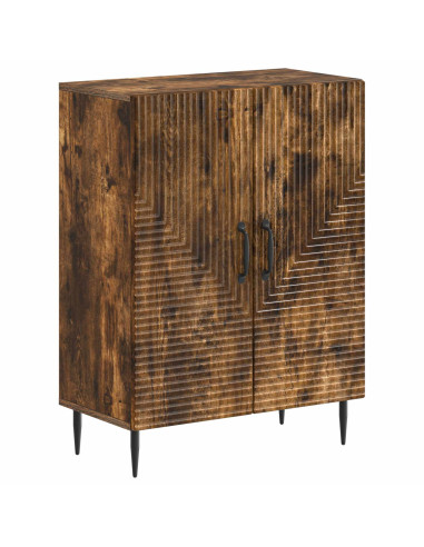 Set di Armadi da Bagno da 2 Pezzi HAARLEM Rovere Fumo