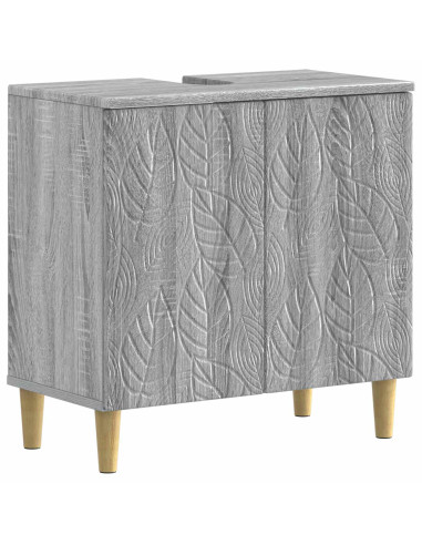 Set di Armadi da Bagno da 2 Pezzi DELFT Sonoma grigio