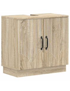 Set di Armadi da Bagno da 2 Pezzi HOORN Rovere Sonoma 2
