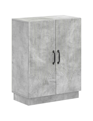 Set di Armadi da Bagno da 2 Pezzi HOORN Grigio Cemento