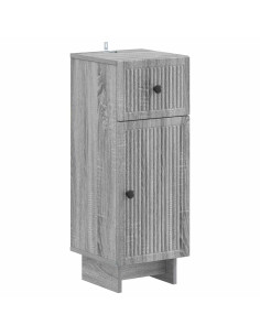 Set di armadietti da bagno in 3 pezzi EDE Sonoma grigio 2
