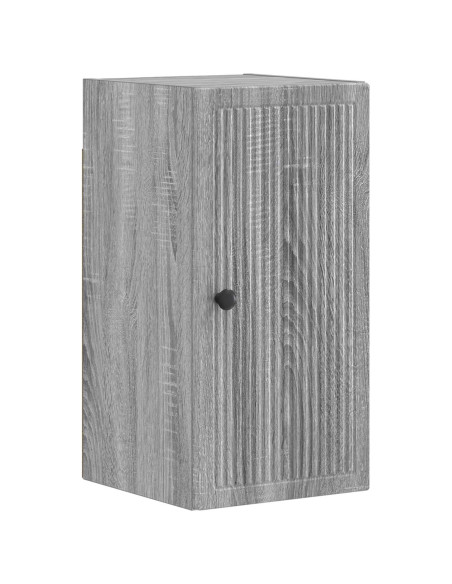 Set di armadietti da bagno in 3 pezzi EDE Sonoma grigio