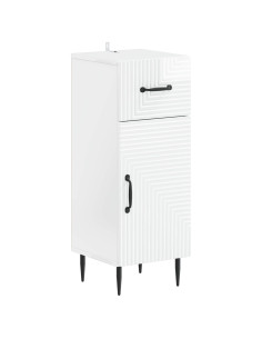 Set di armadietti da bagno in 3 pezzi HAARLEM Bianco Lucido 2