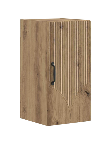 Set di armadietti da bagno in 3 pezzi HOORN Rovere Artigianale