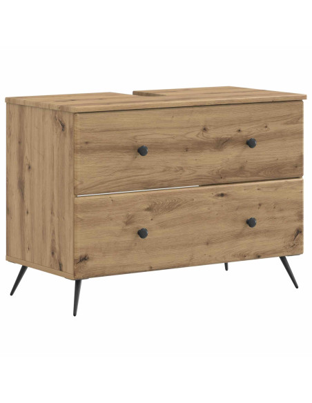 Set di armadietti da bagno in 3 pezzi BREDA Rovere Artigianale