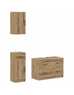 Set di armadietti da bagno in 3 pezzi UTRECHT