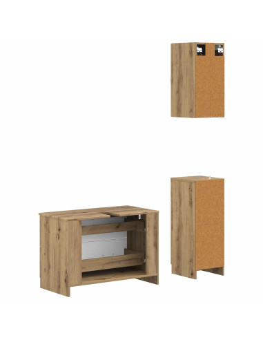 Set di armadietti da bagno in 3 pezzi UTRECHT