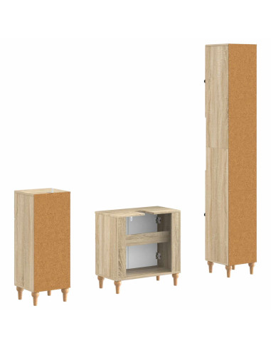 Set di armadietti da bagno in 3 pezzi ALKMAAR