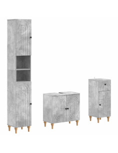 Set di armadietti da bagno in 3 pezzi ALKMAAR