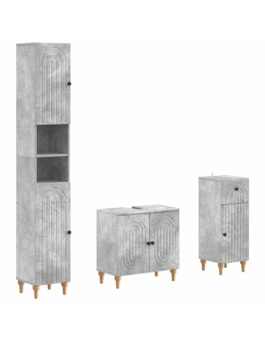 Set di armadietti da bagno in 3 pezzi ALKMAAR