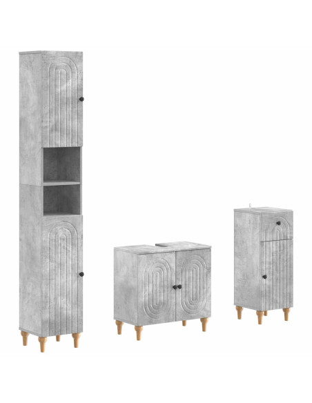 Set di armadietti da bagno in 3 pezzi ALKMAAR