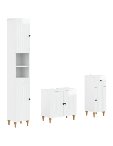 Set di armadietti da bagno in 3 pezzi ALKMAAR