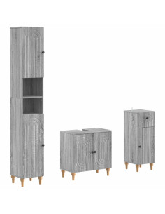 Set di armadietti da bagno in 3 pezzi ALKMAAR