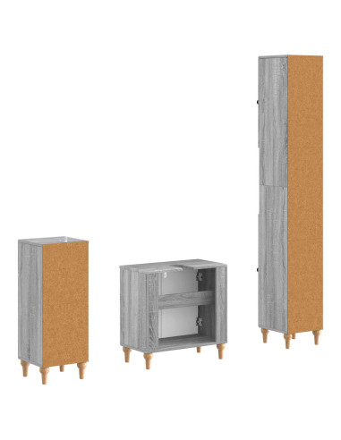 Set di armadietti da bagno in 3 pezzi ALKMAAR