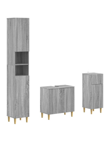 Set di armadietti da bagno in 3 pezzi ARNHEM