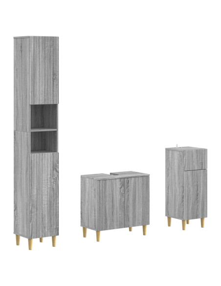 Set di armadietti da bagno in 3 pezzi ARNHEM