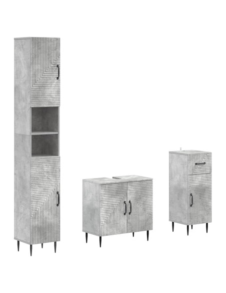 Set di armadietti da bagno in 3 pezzi HAARLEM
