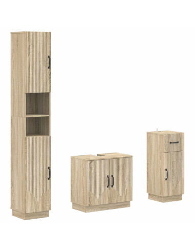 Set di armadietti da bagno in 3 pezzi HOORN