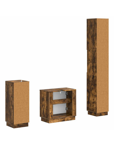 Set di armadietti da bagno in 3 pezzi HOORN