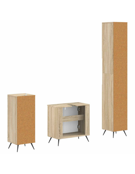 Set di armadietti da bagno in 3 pezzi BREDA