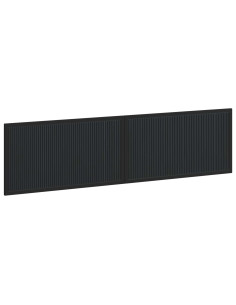 Testiera da Muro EDE Nero Legno ingegnerizzato