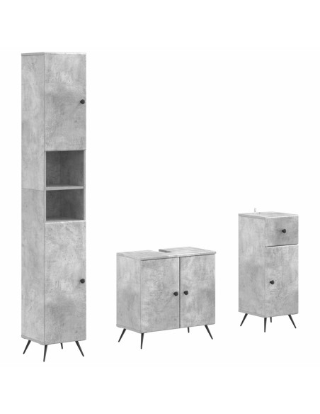 Set di armadietti da bagno in 3 pezzi BREDA