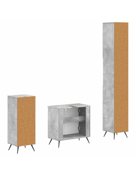 Set di armadietti da bagno in 3 pezzi BREDA