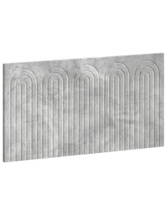 Testiera da Muro ALKMAAR Grigio Cemento Legno ingegnerizzato