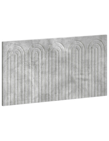 Testiera da Muro ALKMAAR Grigio Cemento Legno ingegnerizzato