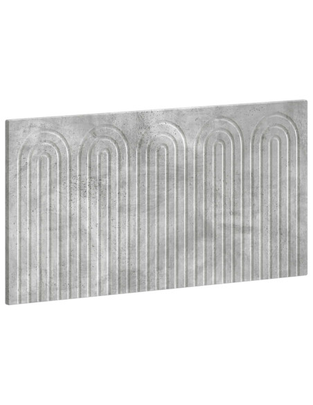 Testiera da Muro ALKMAAR Grigio Cemento Legno ingegnerizzato